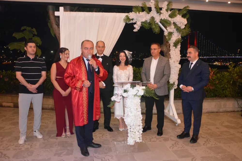 Gazeteci Tahsin Erkin Erk ve Berna Akkaya Dünyaevine Girdi