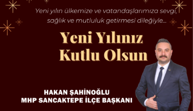 Hakan Şahinoğlu’nun Yeni yıl mesajı